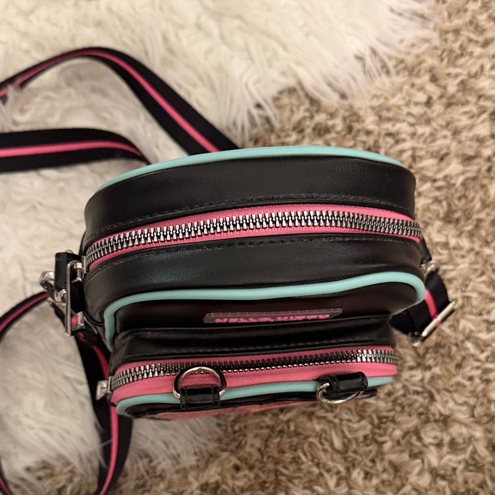 Hello Kitty Black Bag with Pink & Aqua Accents - Picture 3 of 7